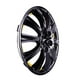 thumbnail image 3 of Tapones Polveras Optimus Rin 14 Negro Brillante Con Amarillo negro, 3 of 8