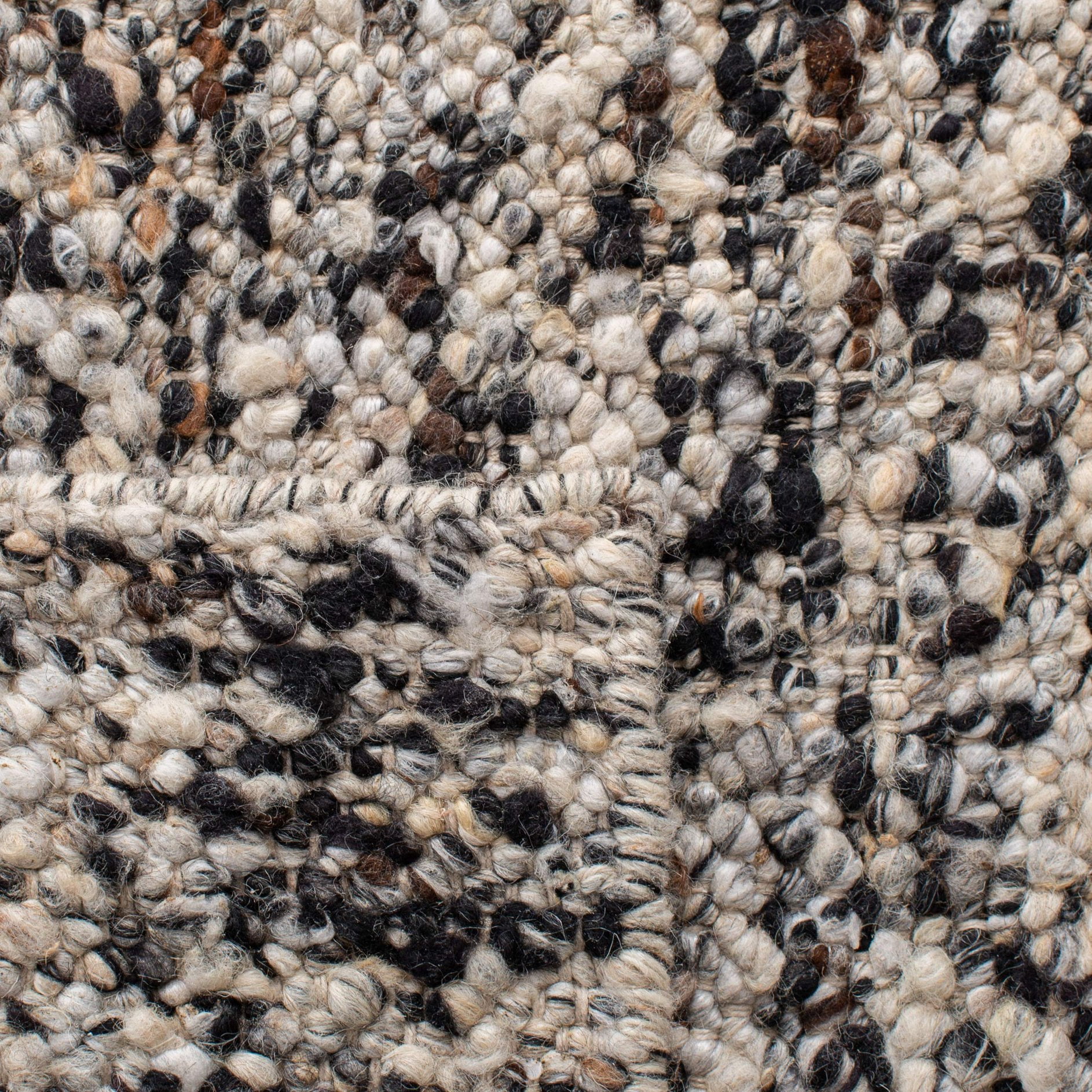 SAFAVIEH Natura Earnestine Solid Abstract Wool Area Rug, Beige/Grey, 5' x 8'