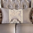 thumbnail image 6 of Furniture of America Haggen 2-Piece Velvet Tufted Sofa Set in Purple, 6 of 16