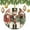 Pattern, variant on Vintage Illustration of Santa Claus Christmas Ornament Christmas Decorations Christmas Ornament Keepsake Xmas Tree Decoration for Woman Friend Birthday