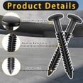 thumbnail image 4 of Vinyl Shutter Fasteners for Window Outside, Plastic Shutter Screws Exterior Window Shutter Pin Pegs 26PCS, 4 of 7