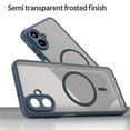 thumbnail image 5 of YEYKX Magnetic for Samsung Galaxy A07 4G Case [Compatible with MagSafe] [Military Grade Drop Protection] Translucent Matte Shockproof Phone Case,Blue, 5 of 8