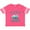Football Pink and White, variant on Inktastic Life's Better in a Camper Girls Toddler T-Shirt