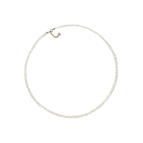 Natural Freshwater Small Pearl Necklace Women's All-match Baroque Clavicle Chain