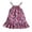 Red, variant on Landzoo One Girls Dresses Toddler Summer Casual Sleeveless Striped Print For Kids Age 1-6 Playful Comfortable Stretchy Waistband Easy To Wear And Wash Casual Stylish Cozy Girl's Dress 1-2 Years
