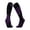 Black & Purple, variant on Mightlink 1 Pair Ski Socks Elastic Sweat Absorption Breathable Keep Warm Cotton Thickened Terry Outdoor Sports Socks for Winter Sports