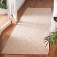 thumbnail image 2 of SAFAVIEH Braided Gino Distressed Machine Washable Reversible Runner Rug, Natural, 2'3" x 8', 2 of 8