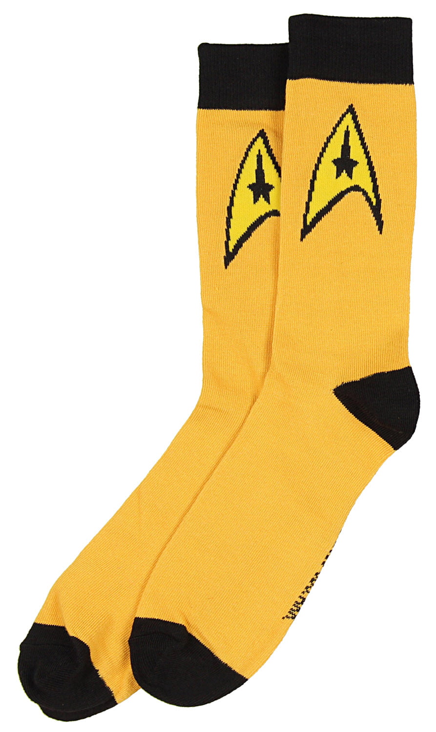 Bioworld - Star Trek The Original Series Uniform Adult Crew Socks ...