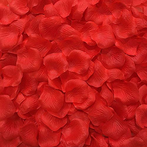 Silk Rose Petals, Artificial Flowers Petals for Decoration Valentine