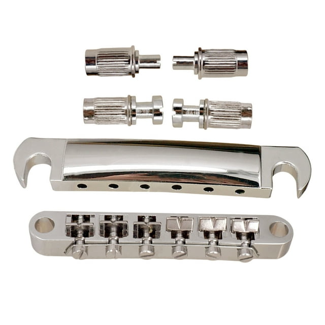 Tachiuwa 1 Set Guitar Saddle Bridge Taiiece for / Electric Guitar Parts Bridge