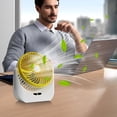 thumbnail image 5 of EGNMCR Tools&Home Improvement Fan High Wind Power Portable USB Charging Desktop With Light a fan, 5 of 5
