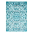 thumbnail image 3 of Unique Loom Sofia Collection Area Rug - Grace (7' 1" x 10' Rectangle Turquoise/Ivory), 3 of 7