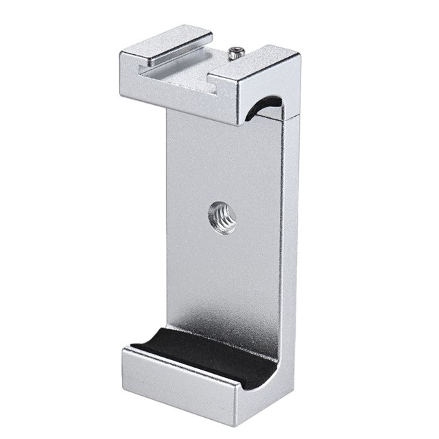 Soporte de montura Andoer Phone Trípode Mount Adaptador Soporte Clip de soporte con zapata fría para Samrtphone Andoer Soporte de montaje