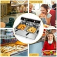 thumbnail image 2 of GVN 3400W Dual Tank Electric Countertop Deep Fryer, 2 of 12
