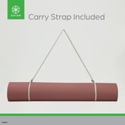Gaiam Reversible Yoga Mat, Pink Khaki, 24 x 68, 5mm Thickness