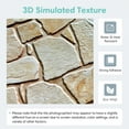 thumbnail image 5 of 3D Tile Stickers, 3D Faux Stone Textures, Matte, 30cm x 30cm, Water and Mold Resistant, for Living Room, Kitchen Wall Update, 5 of 9