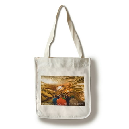 Mammoth Cave, Kentucky - Tour - Lantern Press Photography (100% Cotton Tote Bag - (Best Tour At Mammoth Cave)