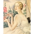 thumbnail image 2 of Wegener, Gerda 12x14 Black Modern Framed Museum Art Print Titled - A woman in white sitting by a window, 2 of 4