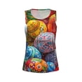 thumbnail image 5 of Goofa Easter Eggs Printed Womens Workout Tops for Women Sleeveless Yoga Shirts Athletic Running Tank Tops Sleeveless Gym Clothes Workout Apparel-Small, 5 of 9