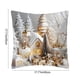 thumbnail image 3 of Herunwer Linen Plush Cartoon Snowman Print Pillowcase, Christmas Decorative Pillow Pillowcase (Without Pillow core), 3 of 6