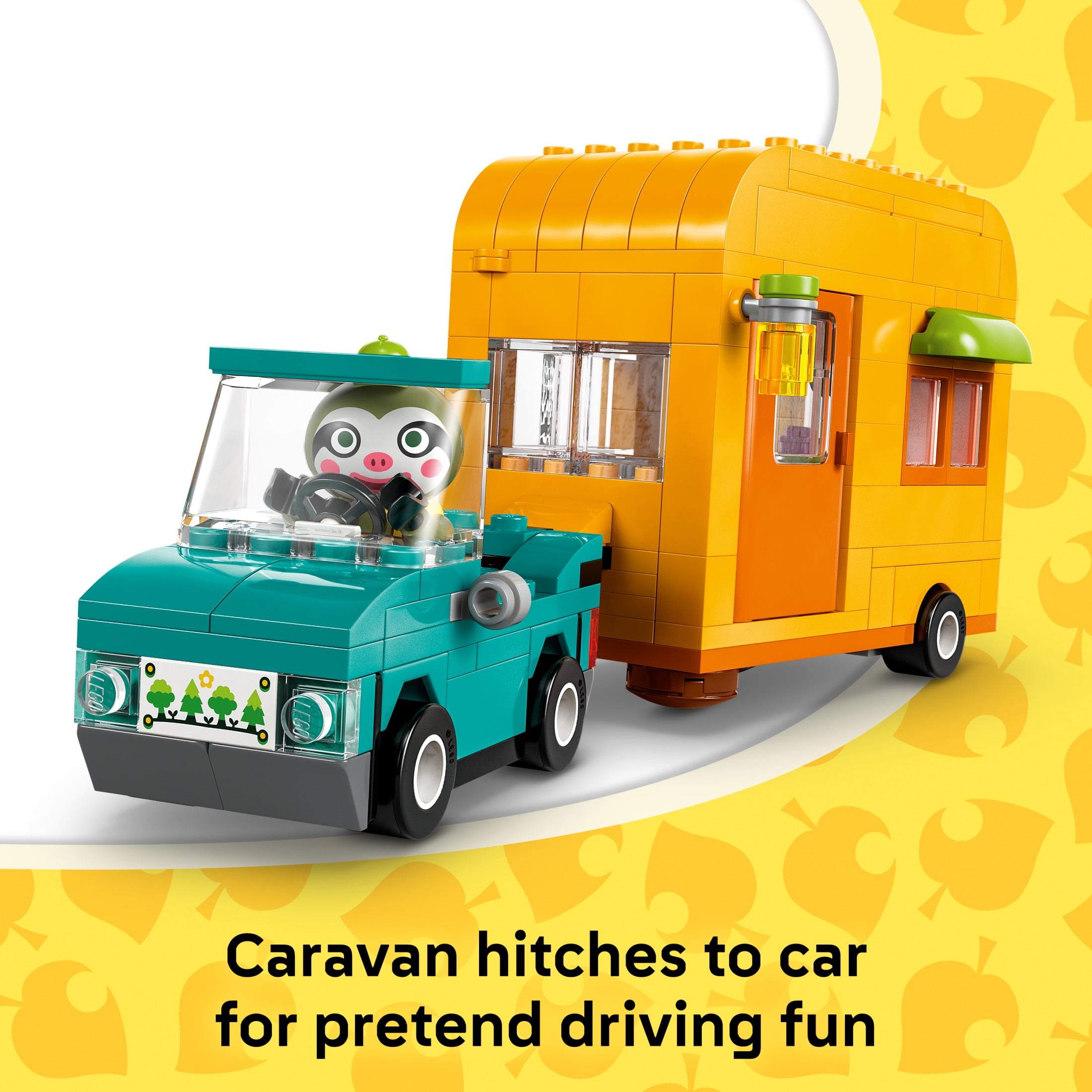 LEGO Animal Crossing Leif's Caravan & Garden Shop Building Toy - Animal Crossing Toy Figure and Playset for Kids, Girls and Boys, Ages 7+ - Pretend Play Gift Idea for Birthdays - 77054