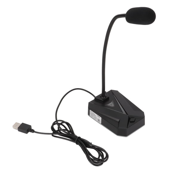 Micrófono para computadora portátil, micrófono para computadora USB RGB, micrófono para juegos, micrófono de escritorio, apariencia llamativa