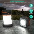 thumbnail image 6 of Moclever Solar Camping Lantern, Portable Collapsible LED Tent Lamp for Outdoor Hiking Camping, Black, 6 of 9