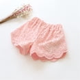 thumbnail image 2 of Landzoo Toddler Girls Shorts Solid Color Elastic Waist Dance Summer Breathable Girls Active Shorts Size 12-24 Months Pink, 2 of 3