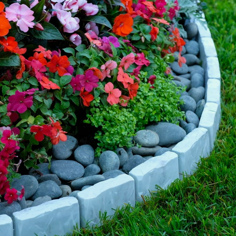 EasyFlex® 10' No-Dig Landscape Edging - Stone EasyFlex® 10' No-Dig Landscape Edging - Stone