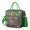 Green-33, variant on Vibrant Indian Tribal Lunch Tote - Large Leakproof Insulated Cooler Bag with Multi-Pocket Storage, Ideal for Travel & Outdoor Activities