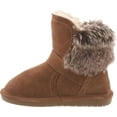 thumbnail image 4 of Bearpaw Kid's Koko Boots Brown Suede Sheepskin 4 Big Kid M, 4 of 6