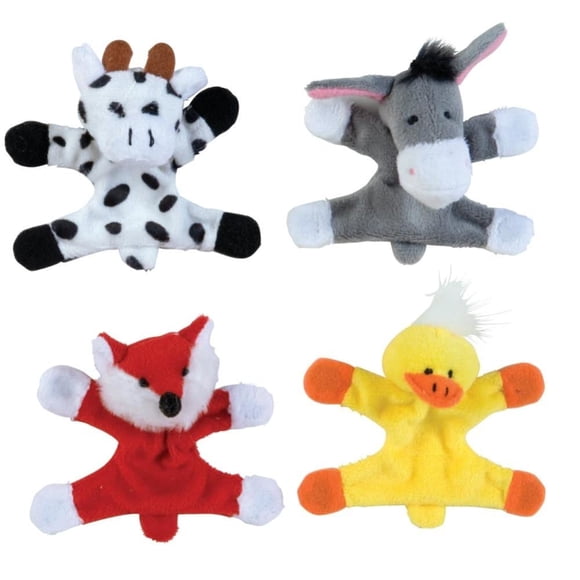 Imanes de Peluche Raymond Geddes Barnyard Locker Buddies Animales de Granja Paquete de 12 Piezas