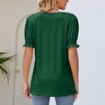 thumbnail image 5 of Tshirt Women Women's Casual, Fashionable And Sexy Solid Color Comfortable And Breathable V-neck Top, 5 of 7