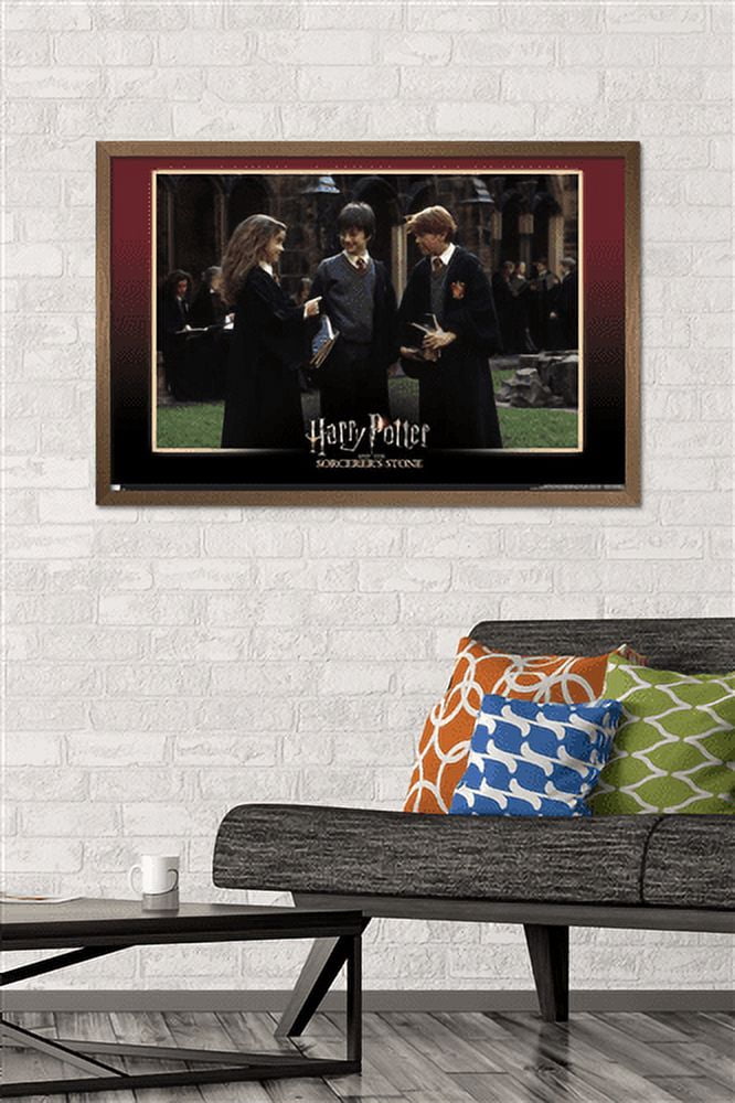 Harry Potter and the Sorcerer's Stone - Friends Wall Poster, 22.375" x 34", Framed
