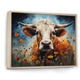 thumbnail image 2 of Designart "Cow Natures Euphony I" Animals Floater Framed Wall Art Print, 2 of 7