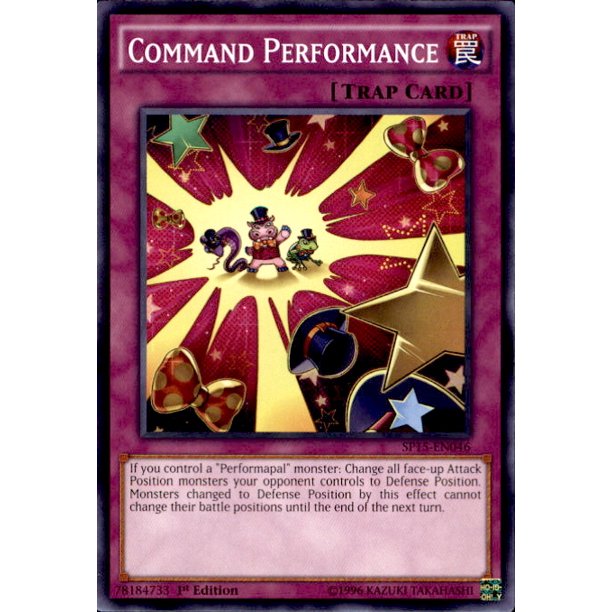 Yugioh 15 Star Pack Arc V Command Performance Sp15 En046 Walmart Com Walmart Com
