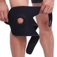 thumbnail image 4 of Adjustable Knee Brace Open-Patella Knee Support with Side Stabilizer for Exercise/Injury Recovery, 4 of 9