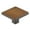 Burnished Bronze, variant on Schaub And Company 360-SSB Armadio 1-3/8" Modern Flat Square Cabinet Knob / Drawer Knob -