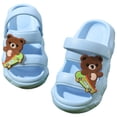 thumbnail image 6 of Ccpelsie Boys and Girls Slippers Summer Beach Pool Shoes Toddler Cartoon Slides Sandals Indoor&Outdoor Garden Slippers Shower Shoes(Sky Blue,12), 6 of 8