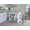 87#Multicolor, variant on DUOSONG Brooklyn Antibacterial Surface Kitchen Island, Three Concealed Shelves Multicolor Engineered Wood Furniture Dining Furniture Kitchen Islands & Carts