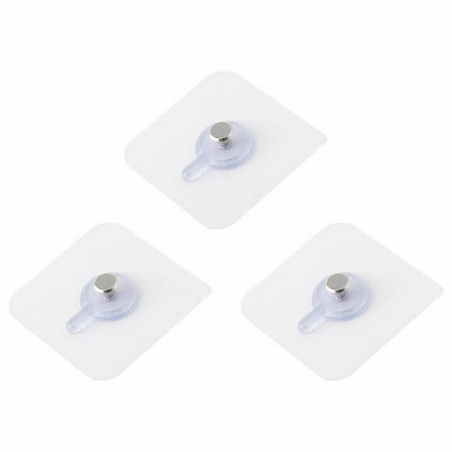 ZTTD Crochets Muraux Sans Clous, 3 Pcs Crochets Adhésifs Robustes, Crochets Muraux pour Suspendre, Autocollant Sans Vis, Vis Sans Joint pour Montage Mural, 2 en 1 Réutilisable