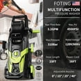 thumbnail image 2 of FOTING Upgraded Electric Pressure Washer (2025) 4500 PSI 3.2 GPM Power Washer | High Pressure Washer for Cars/Fences/Patio/Driveways/Home Cleaning (Brand New), 2 of 8