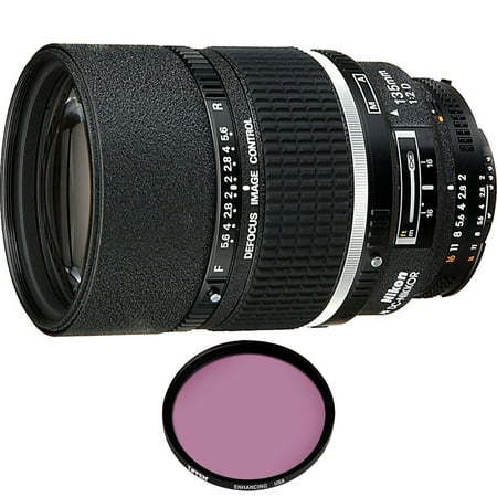 Nikon AF DC-NIKKOR 135mm f/2D Lens with Pro (Best 135mm Lens For Nikon)