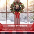 thumbnail image 3 of Sacred Christmas Wreath with Lights,Pre-Lit Christmas Wreaths Front Door Holy Nativity Sign Ornament Artificial Poinsettia Garland Hanging Decoration 15.8 Inch, 3 of 5
