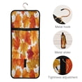 thumbnail image 4 of 3-Piece Travel Toiletry Bag Set, Hanging Wash Bag with Makeup Bag & Brush Case,Waterproof Cosmetic Organizer for Travel, Gym & Home Maple Leaf Design, 4 of 10