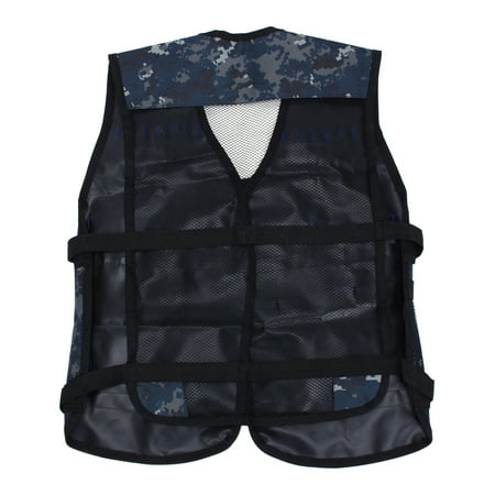 HERCHR Gaming Vest, Waterproof Tactics Vest / Coat / Jacket Gun Foam Dart Clip Holder Waterproof for Soft Bullet Guns Cs
