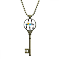 thumbnail image 1 of Posture Selection Outline Models Key Necklace Pendant Tray Embellished Chain, 1 of 3