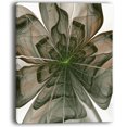 thumbnail image 2 of Symmetrical Green Fractal Flower - Floral Canvas Art Print, 2 of 3