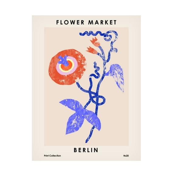 Trademark Fine Art NKTN Flower Market Berlin Canvas Wall Art