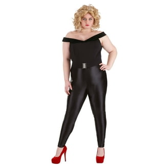 Fun Costumes - Iconic Grease Beauty School Dropout Women's Costume with Cape & Foam Hat | Step Back in Time (X-Small, Silver